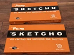 Vintage Sketcho Prang Oil Crayons Sketching Painting 1960S Mcm Usa 1166-12. Fixed Price $20.00.