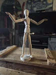 Us Art Supply 12" Male Manikin Wooden Mannequin Figure. Fixed Price $12.99.