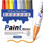 Permanent Paint Markers Oil Based Pen Set 8 Colors Waterproof Glass Wood Rock. Fixed Price $20.66.