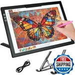 Bylitodt Cordless A4 Light Pad Diamond Art Board With Stand Tracing Box 6. Fixed Price $51.48.