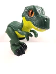 Used Fisher-price Imaginext Jurassic World Green T.rex Xl Dinosaur Camp 9.5". Fixed Price $14.99.