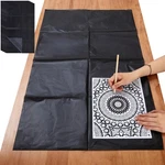 Dinifee 5 Sheets Large Carbon Paper For Tracing 20.3 X 36 Inch, Black. Fixed Price $18.33.