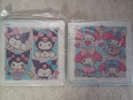 2X Hello Kitty Kuromi & Melody Diamond Dot Painting Kits Framed 6.75". Fixed Price $18.95.