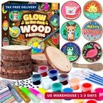 Epump Glow The Dark Wooden Painting Kit For Kids - Arts And Crafts Creati. Fixed Price $16.23.
