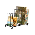 Ikare Art Canvas Storage Rack, Drying Painting With Wheels, Adjustab.... Fixed Price $117.01.