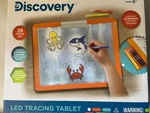 Discovery Kids Led Illuminated Tracing Tablet, 26 Piece Set With Pencils, Paper. Fixed Price $20.99.