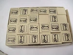 Lot Of Sax Art Erasers # 247703. Fixed Price $29.99.