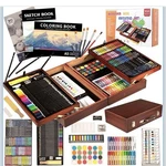 Kinspory 168-PACK Supplies, Deluxe Wooden Artistic Set Crafts. Fixed Price $53.99.