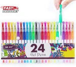 Aen Art Glitter Gel Pens Colored Fine Tip Markers With 40% More Ink For Adult. Fixed Price $9.68.