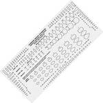 Euro Tool Diamond Gemstone Weight Gauge Sizer Template White. Fixed Price $15.99.