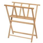 Folding Print Rack Beechwood Storage Display Canvas Posters Meeden Artist. Fixed Price $89.99.