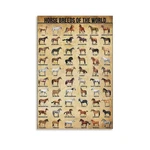 Cypgtbck Vintage Horse Poster Breeds Decorative Painting .... Fixed Price $20.80.