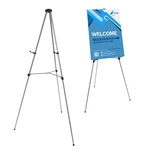 Lightweight Aluminum Telescoping Display Easel, 70" Silver, Portable & Sturdy. Fixed Price $52.48.
