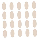 Nuobesty 200PCS Unfinished Slices Natural Rustic Wooden Cutout Oval.... Fixed Price $22.52.