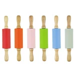 6 Pack Mini Small Rolling Pin For Kids, Wooden Handle (9 Inch). Fixed Price $25.87.