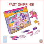 Imagimake Window Art Unicorn Stained Glass Kit Girls Toys Age 6-8. Fixed Price $28.69.