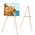 Falling Art 65" A-frame Tripod Easel Stand, Wooden Display With Adju.... Fixed Price $66.33.