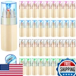 Kosiz 48 Packs Mini Colored Pencils Bulk W/ Sharpener, 576 Total. Fixed Price $73.77.