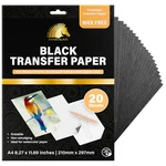 Myartscape Graphite Transfer Paper, 20 Black Sheets - Wax Free Erasable S.... Fixed Price $25.02.