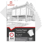 Premium Tracing Paper Pack 9X12 Inches 100 Sheets 60GSM Transparent. Fixed Price $21.95.