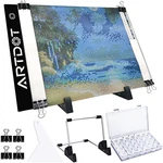Artdot A4 Led Light Pad For Diamond Painting, Usb Powered Board Kit, Adjus. Fixed Price $14.15.
