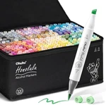 Ohuhu 320-COLOR Double Tipped Alcohol Marker Set-brush & Chisel-refillable Ink. Fixed Price $258.99.