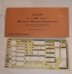 Berol Rapidesign Template Abc Architectural 1/4" Scale R-22 Vintage. Fixed Price $11.04.