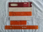 Vintage 1950'S, 1960'S Gestetner Lettering Stencil Guides Made England. Fixed Price $25.45.
