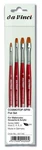 Da Vinci Brushes 5880 Spin Flat (sizes 2,4,6,8) Artist Set, Black,. Fixed Price $38.94.