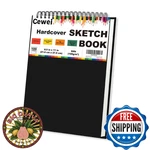 Book 8.5" X 11" 100 Sheets Hardcover Spiral Sketchpad For Kids Adults Art. Fixed Price $32.26.