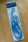 Staedtler Mars 571 French Curve Set Of 3 - & Blue Transparent Plastic New. Fixed Price $9.95.