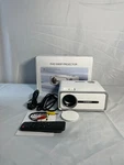 Vizony DP04 White Portable Outdoor 1080P Fhd Display Zoom Mini Video Projector. Fixed Price $51.99.