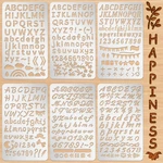 Lewtemi 6 Pcs Mixed Metal Wood Templates Stencils For Journal.... Fixed Price $28.26.