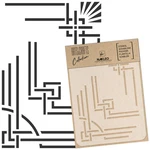 Nakleo Painting Stencil For Crafts A3 11.8 X 16.5 Art Deco Frames Borders. Fixed Price $74.10.