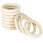 20 Pack Wood Rings For Crafts, Natural Macrame, Unfinished Woo.... Fixed Price $29.02.