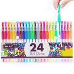 Aen Art Glitter Gel Pens Colored Fine Tip Markers With 40% More Ink For Adult.... Fixed Price $8.50.