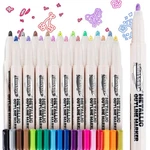 Transon 18PCS Outline Shimmering Markers With Metallic For Fun Art Drawing Cr.... Fixed Price $23.19.