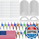 Zealor 72 Pack Math Compass Protractor Geometry Plastic Ruler Set Drawing. Fixed Price $44.05.