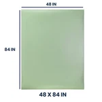 Pacific Arc 48X84 Green/ivory Vinyl Board Cover Self Healing/stain Resistant. Fixed Price $259.50.