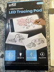 Led Tracing Sketch Pad Board Drawing Light Up Usb - 6" X 8.5". Fixed Price $9.99.
