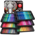 Kalour 180 Colored Pencil Set For Adults Artists Rich Pigment Soft Core -12.... Fixed Price $61.99.