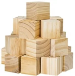 12 Unfinished 2" Wooden Cubes Premium Pine 5CM Blocks Craft Paint Dye New. Fixed Price $20.48.