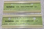 Two Berol Rapidesign R-906 & R-908 Vertical Lettering Guides 3/16 1/4 High. Fixed Price $19.90.