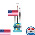 Escoda Watercolour Artist Conrad Roset Size 4 8 10 3 Brushes Synthetic Gold. Fixed Price $88.50.
