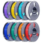Yoopai 2230026 3D Printer Pla Filament Multicolor 1.75MM 250G Spool (8 Rolls). Fixed Price $46.74.