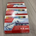 Caran D'ache Neocolor Ii Aquarelle, 15 Water-soluble Wax Pastels Set Of 6. Fixed Price $110.00.