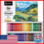 Artecho Oil Pastels 50 Colors Soft Set 8X60MM Blending Shading Painting. Fixed Price $26.78.