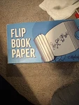 Flip Book Paper Molcey Opened Unused. Fixed Price $12.00.