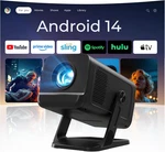 Mini Projector 1080P 4K Support With Wifi 6 And Bluetooth 5.4 Built-in Apps Tv. Fixed Price $98.99.