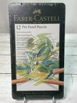 Faber-castell Pitt Pastel Pencils Set Of 12 Assorted Colors Tin. Fixed Price $23.99.